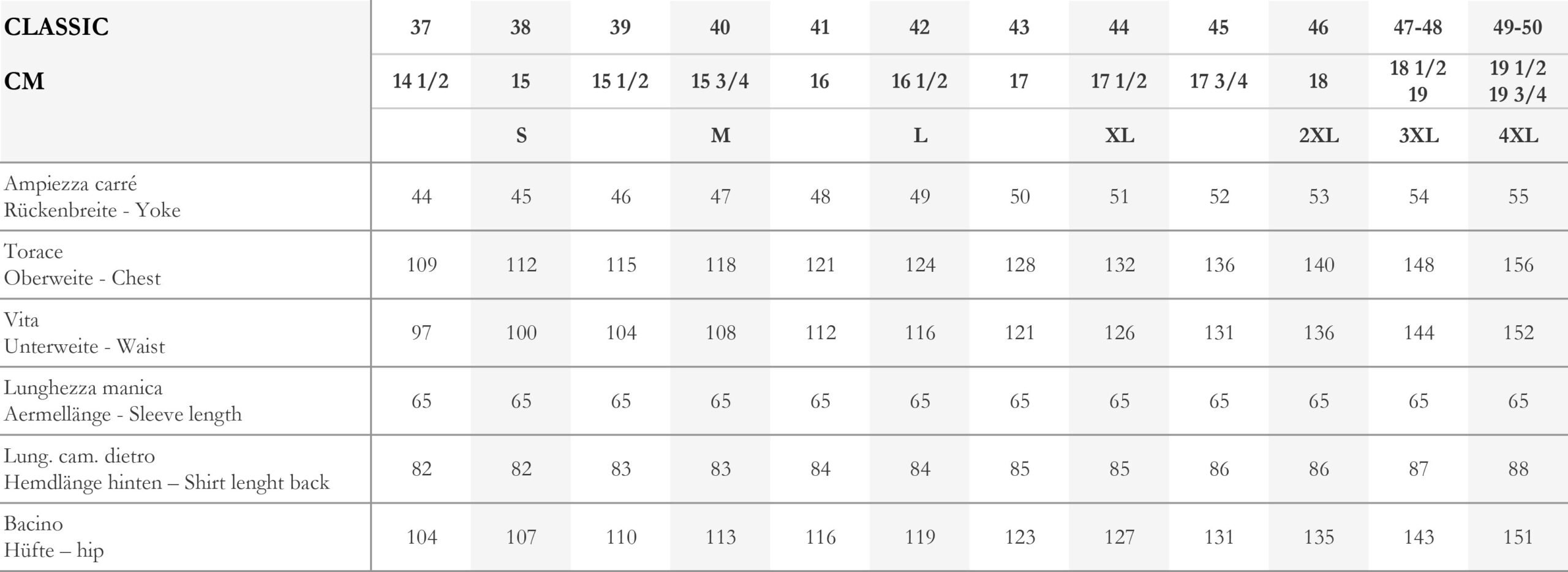 BRULI_MENS_size-chart_Classic_cm_2024.03