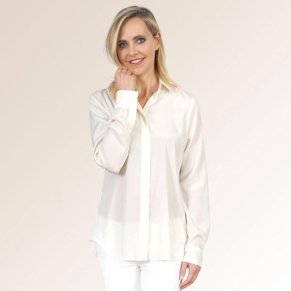 Donna 620'145 Bianca | 50004-17 silk | Pregiato by B R U L I